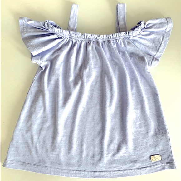 Girls 7 for all mankind off the shoulder tank top - Picture 1 of 3